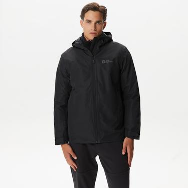  Jack Wolfskin Taubenberg 3In1 Erkek Siyah Ceket