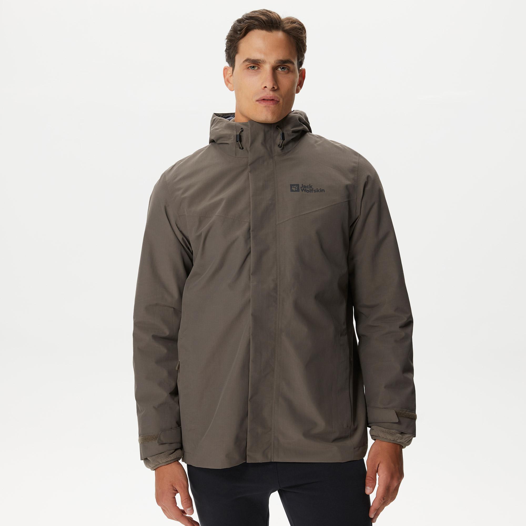 Jack Wolfskin Altenberg 3In1 Erkek Kahverengi Ceket