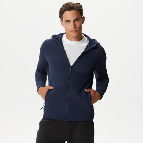  Jack Wolfskin Baiselberg Hooded Erkek Lacivert Polar Ceket