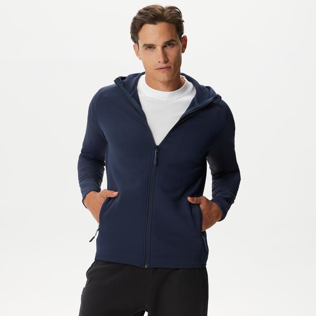  Jack Wolfskin Baiselberg Hooded Erkek Lacivert Polar Ceket
