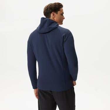  Jack Wolfskin Baiselberg Hooded Erkek Lacivert Polar Ceket