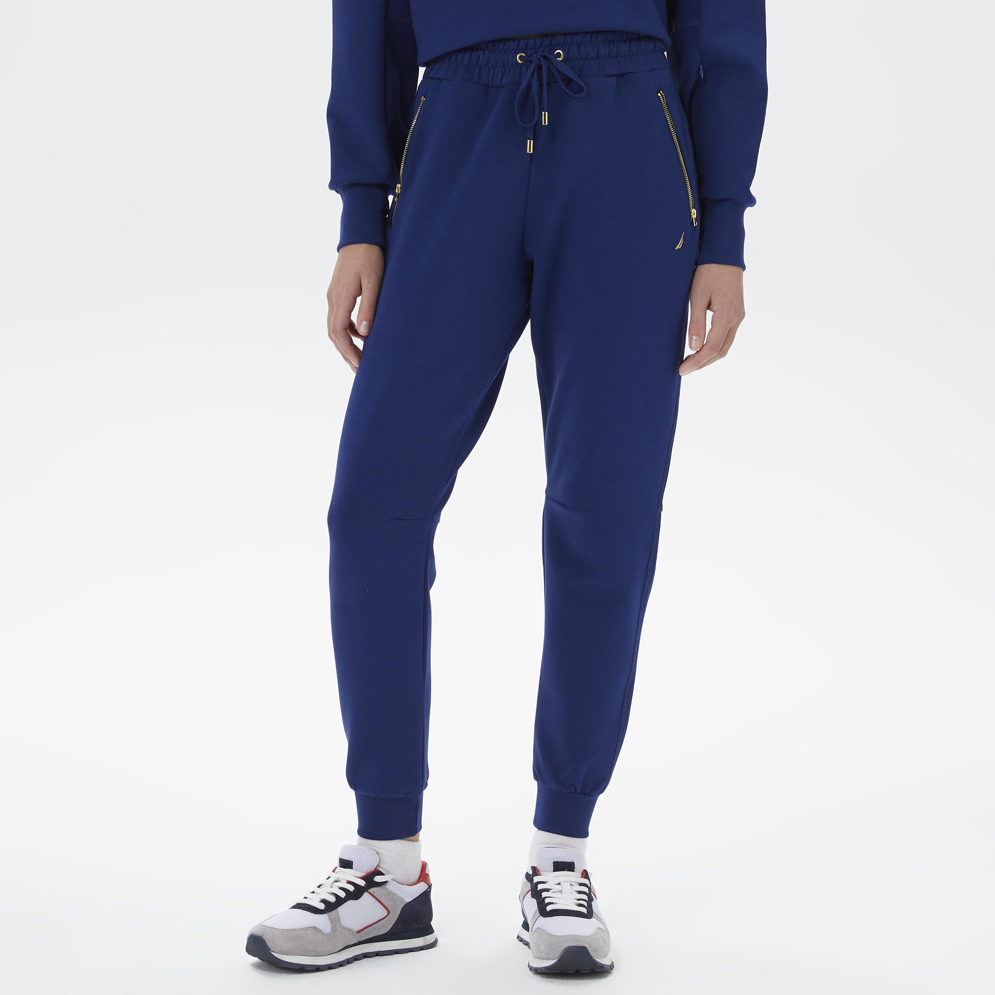 Nautica Kadın Mavi Relaxed Fit Eşofman Altı