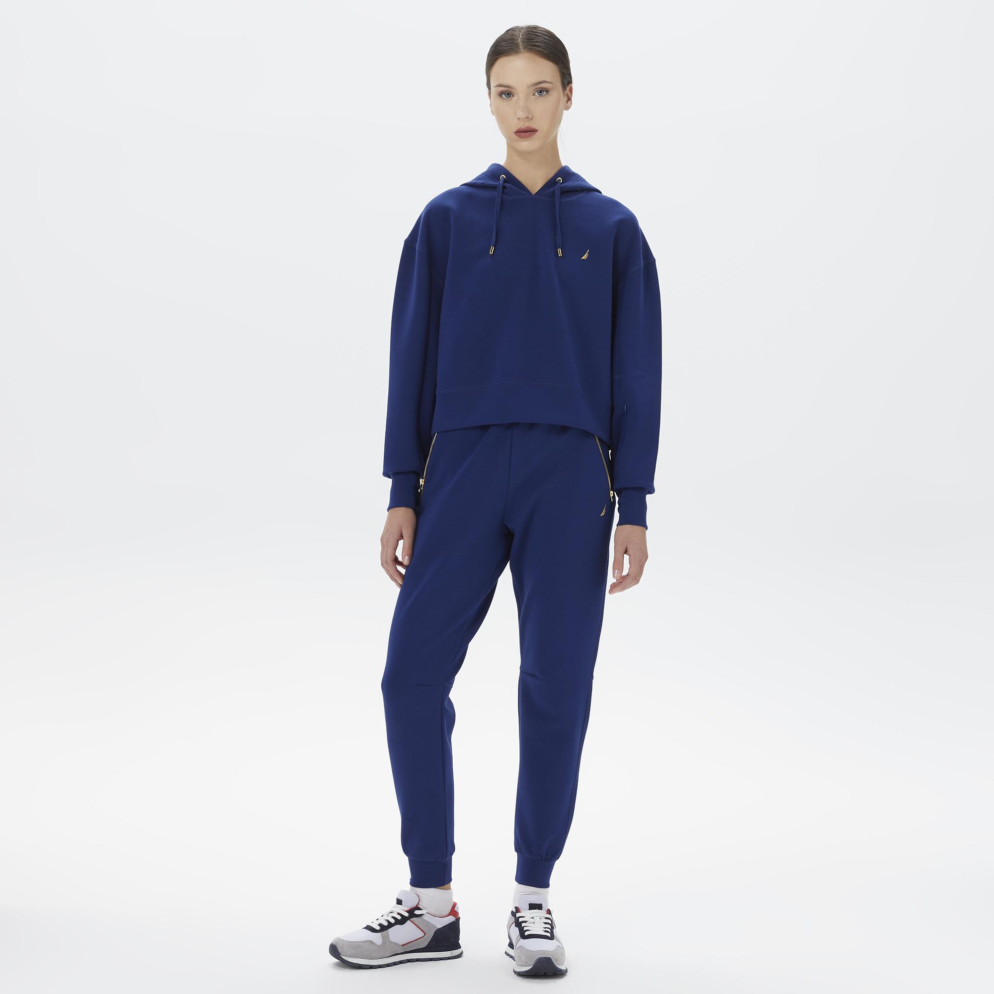 Nautica Kadın Mavi Relaxed Fit Eşofman Altı