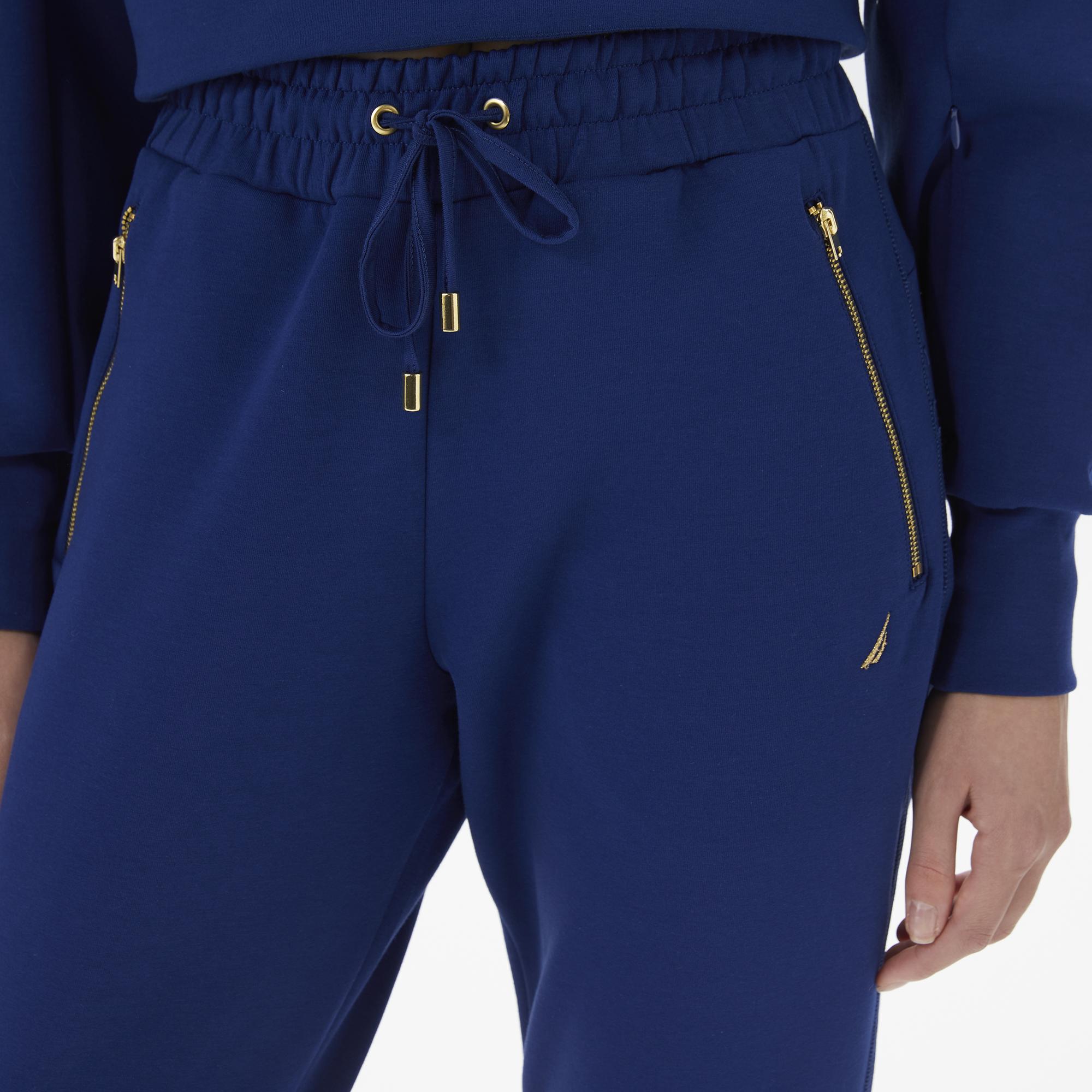 Nautica Kadın Mavi Relaxed Fit Eşofman Altı