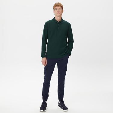  Nautica Erkek Yeşil Classic Fit Uzun Kollu Polo Yaka T-Shirt