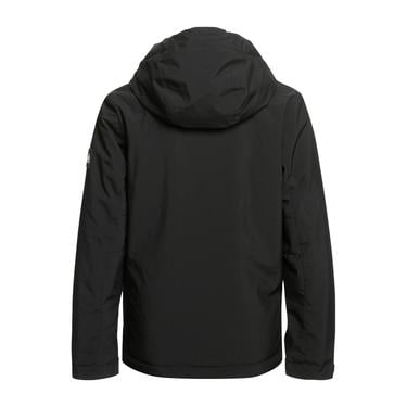  Quiksilver Mission Solid Youth Erkek Çocuk Siyah Snowboard Ceketi