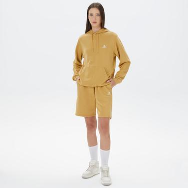  Converse Go-To Embroidered Star Chevron Standard Fit Fleece Unisex Sarı Şort