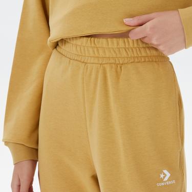  Converse Go-To Embroidered Star Chevron Standard Fit Fleece Unisex Sarı Şort