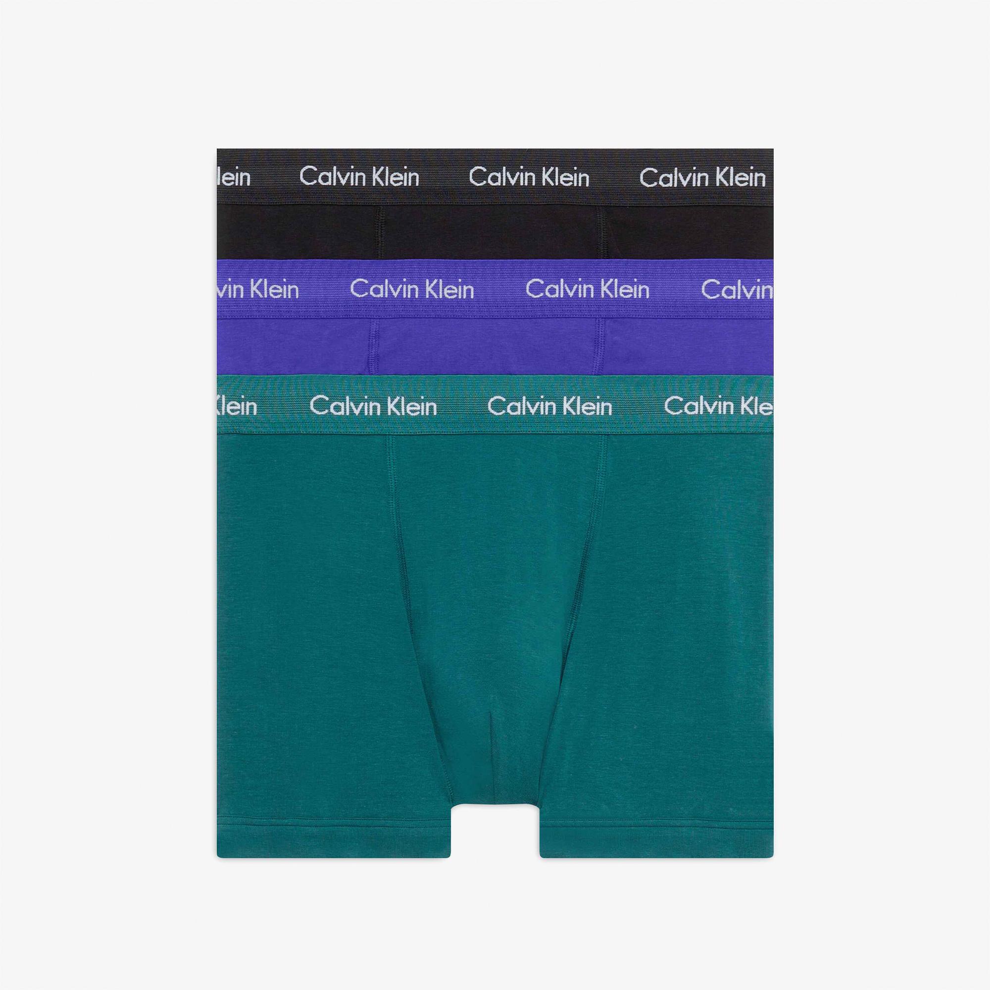 Calvin Klein Logolu Erkek Renkli 3'lü Boxer