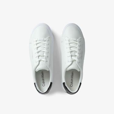  Calvin Klein Lace Up Kadın Beyaz Sneaker