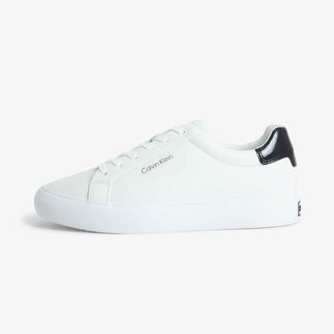  Calvin Klein Lace Up Kadın Beyaz Sneaker