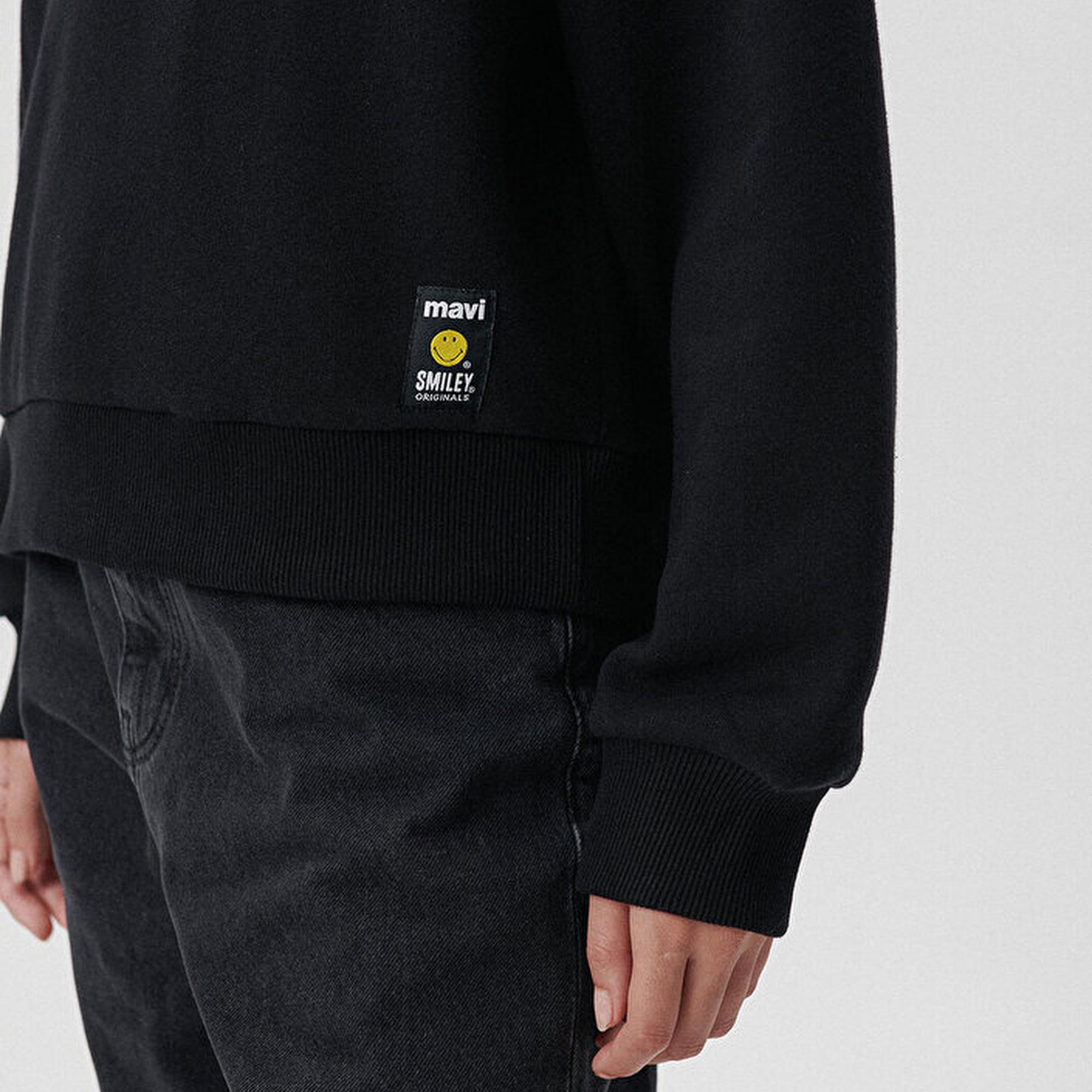 Mavi Mavi X Smiley Originals Siyah Sweatshirt 1S10038-900