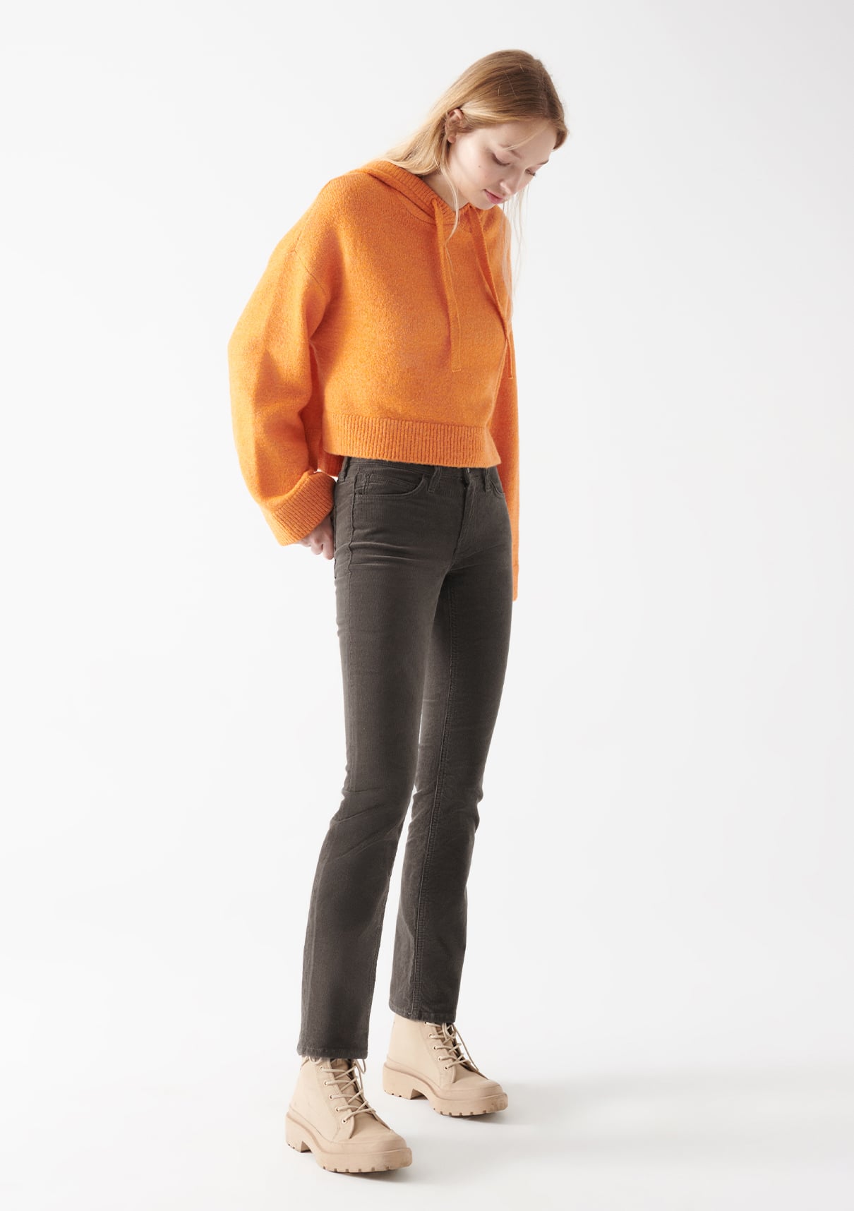  Mavi Mona Kahverengi Kadife Pantolon 1049782992