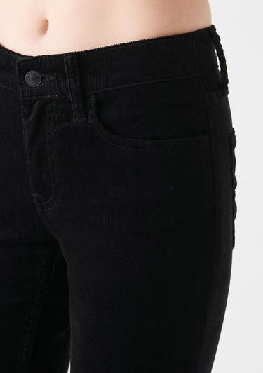  Mavi Mona Siyah Kadife Pantolon 1049782991