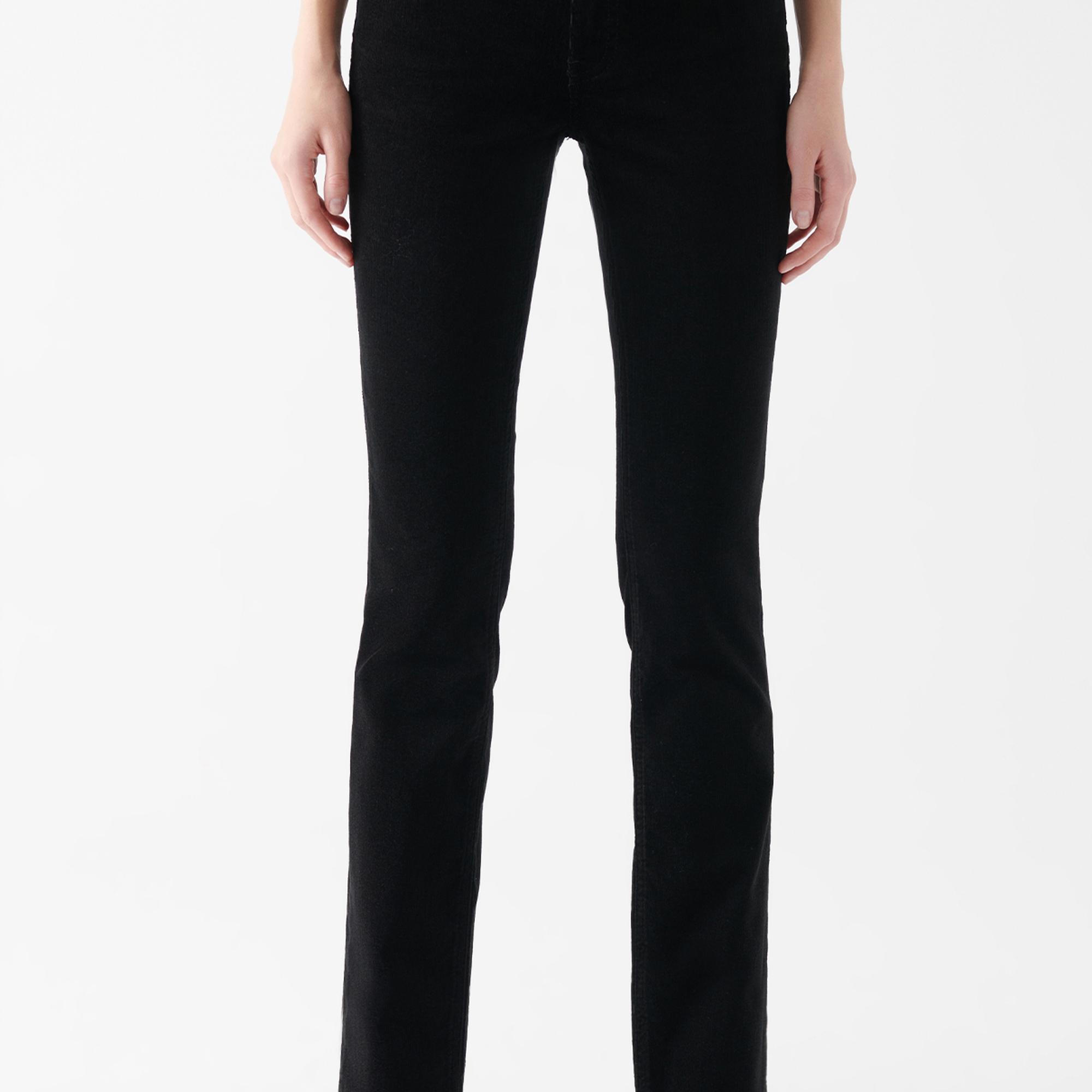 Mavi Mona Siyah Kadife Pantolon 1049782991