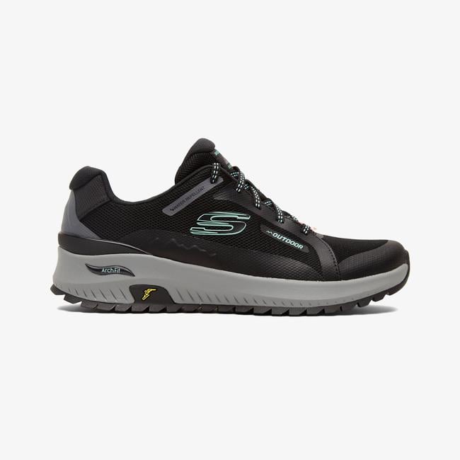  Skechers Arch Fit Discover Kadın Siyah/Mavi Spor Ayakkabı