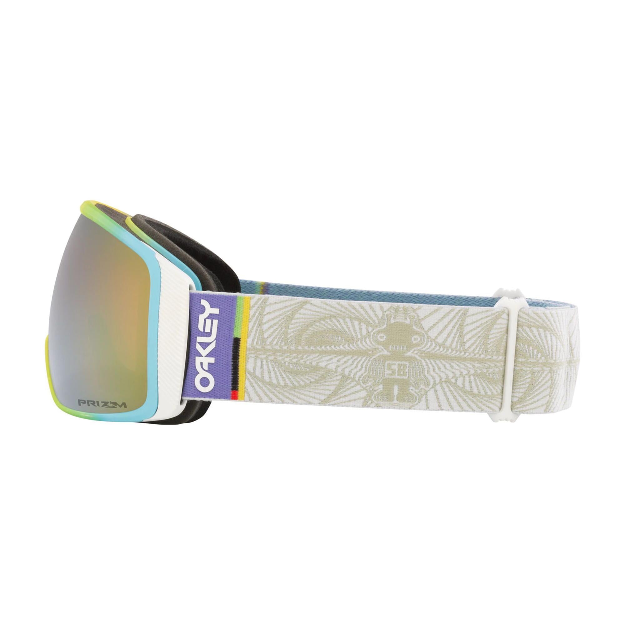 Oakley Unisex Goggle Flight Tracker Beyaz / Prizm Sage Gold