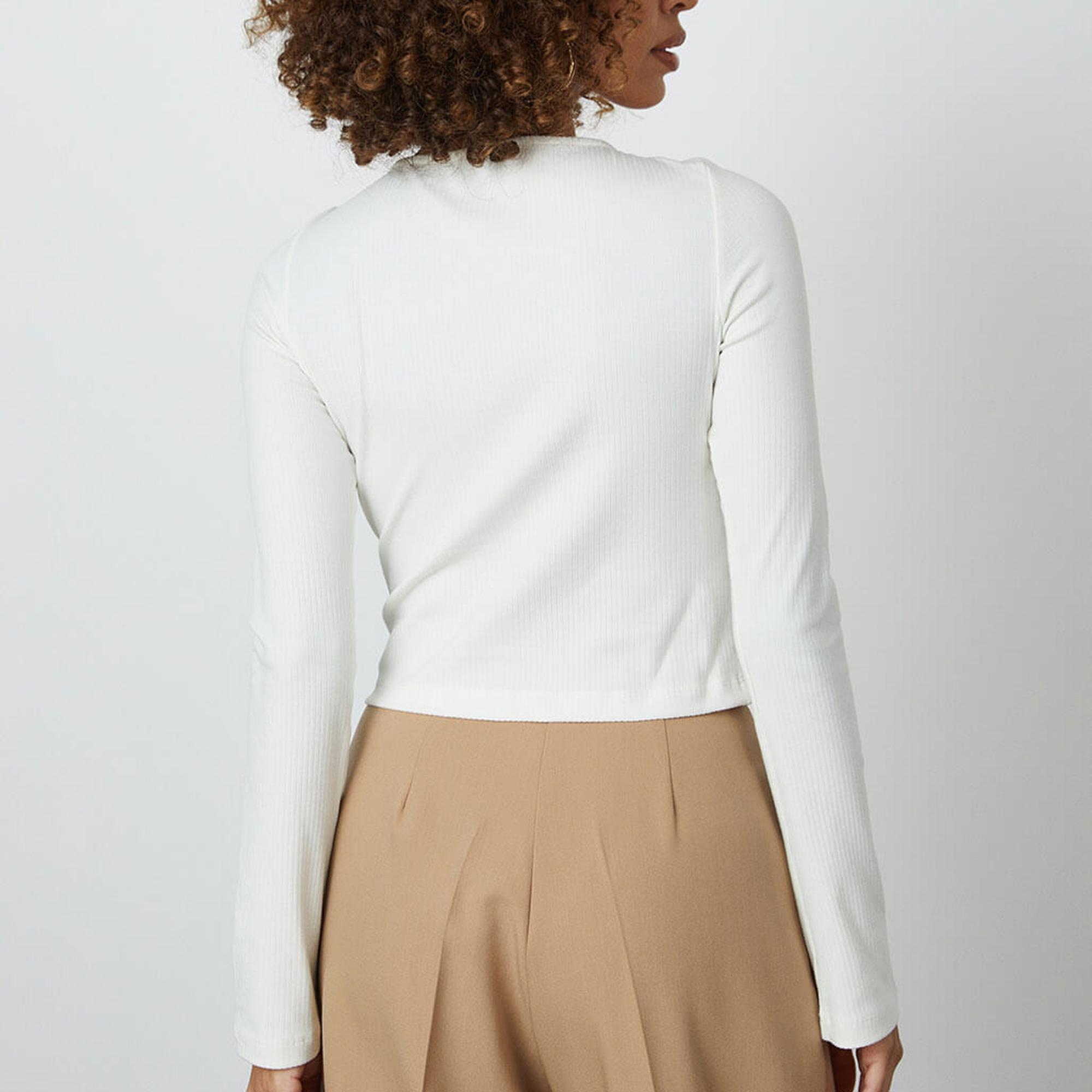 Önden Bağlamalı Bluz