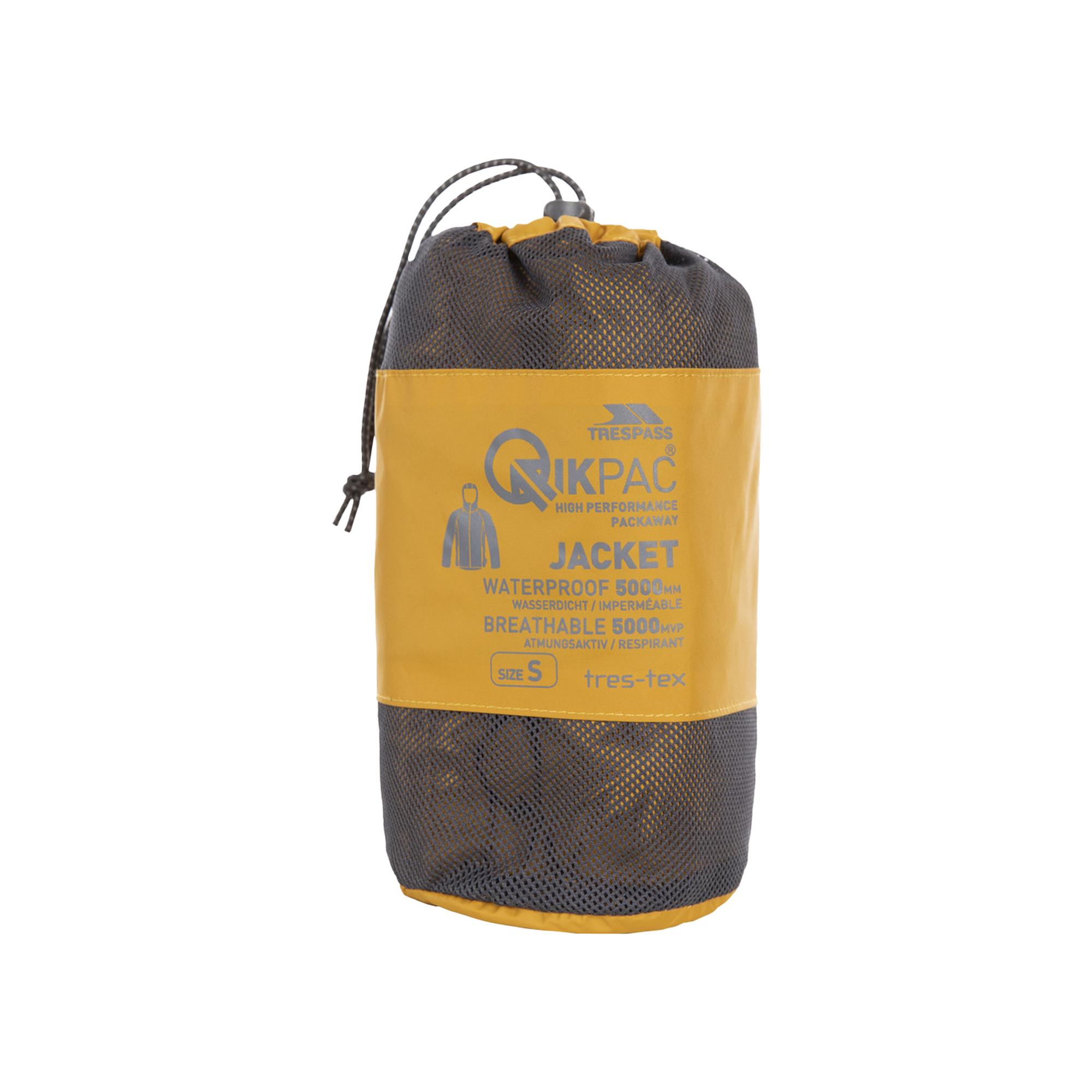Trespass Qikpac X - Unisex Packaway Unisex Sarı Yağmurluk