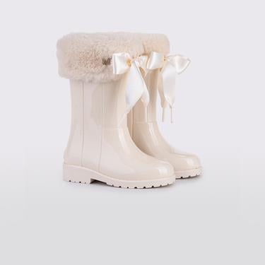  Igor Campera Charol Soft Çocuk Krem Yağmur Çizmesi