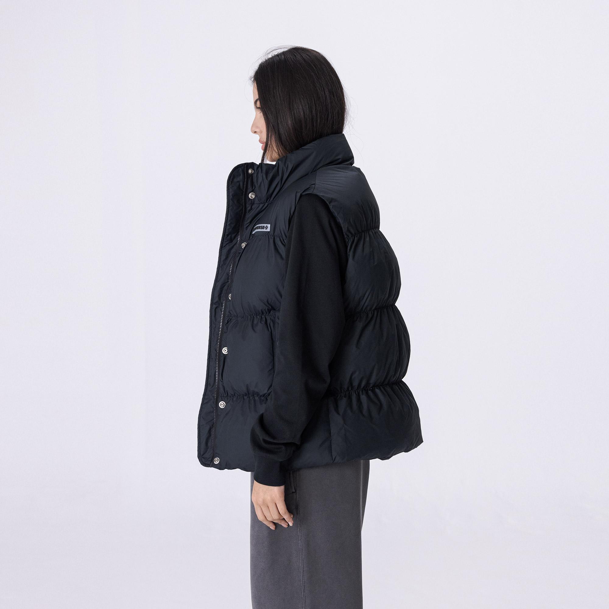 Converse Super Puffer Kadın Siyah Mont