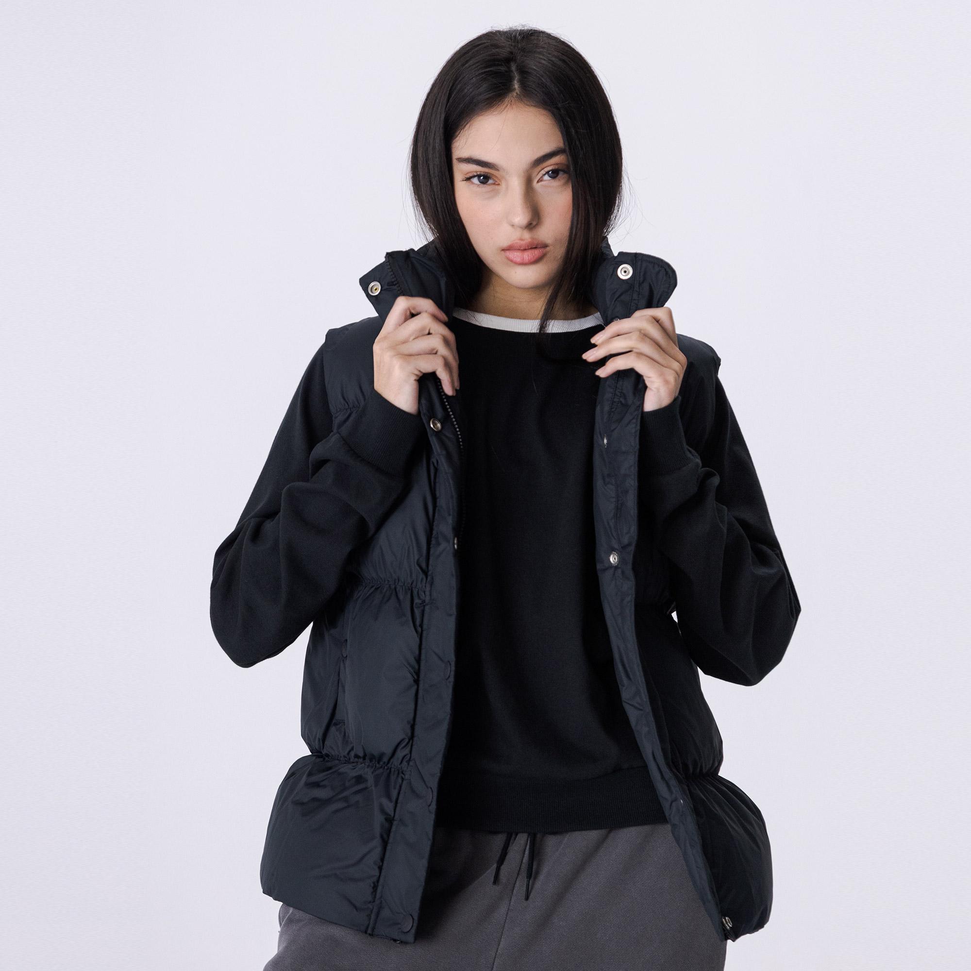 Converse Super Puffer Kadın Siyah Mont