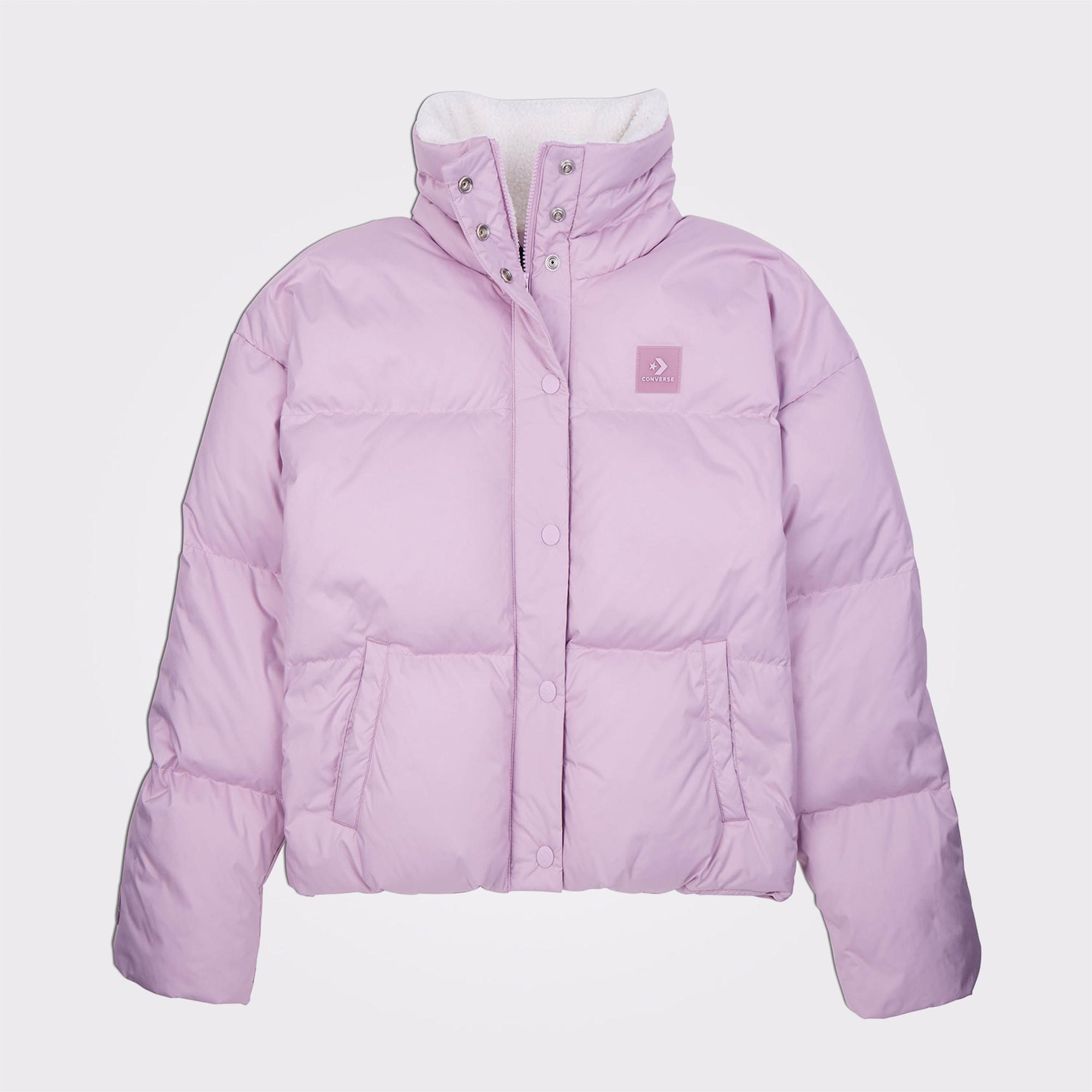 Converse Down Puffer Kadın Lila Ceket