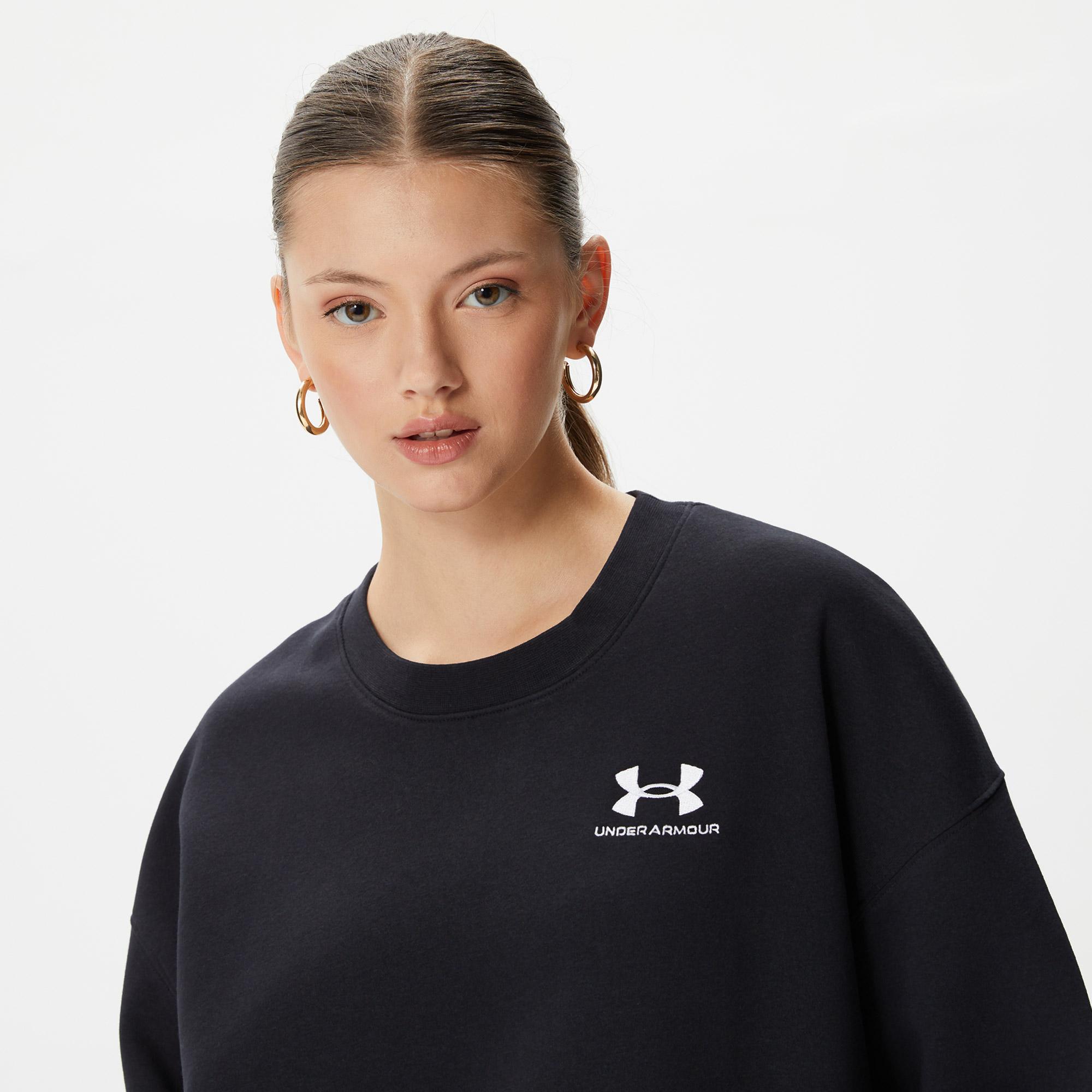 Under Armour Icon Fleece Kadın Siyah Günlük Sweatshirt