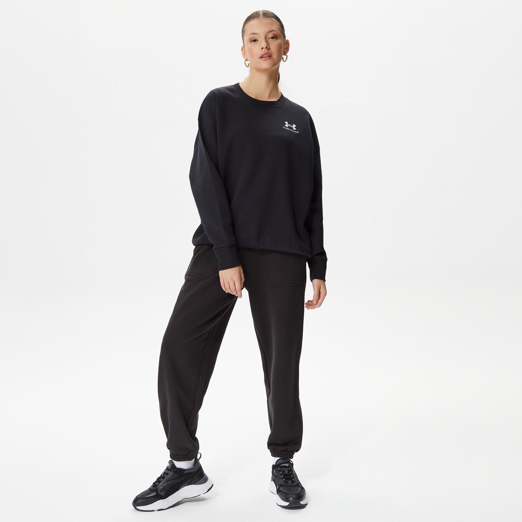 Under Armour Icon Fleece Kadın Siyah Günlük Sweatshirt