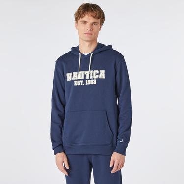  Nautica Erkek Lacivert Standart Fit Sweatshirt