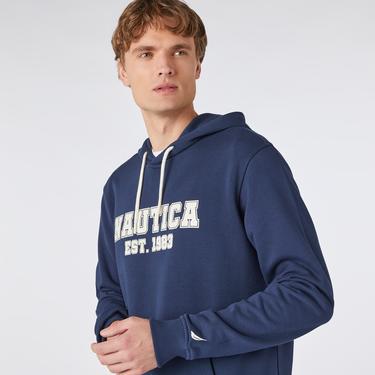  Nautica Erkek Lacivert Standart Fit Sweatshirt