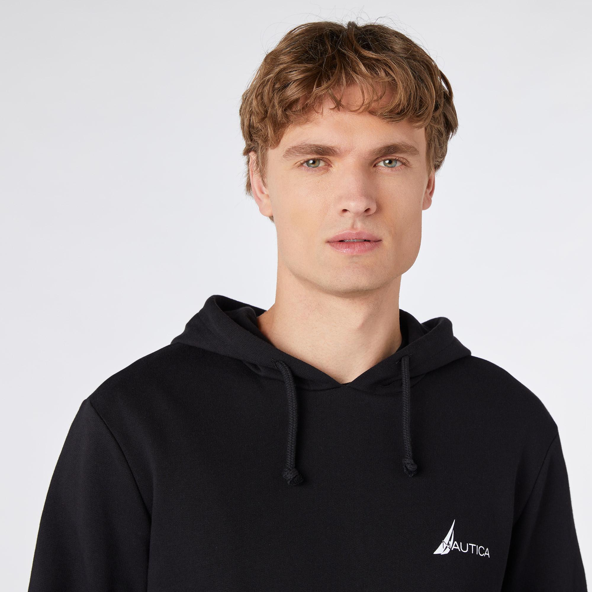 Nautica Erkek Siyah Standart Fit Sweatshirt