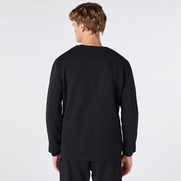  Nautica Erkek Siyah Standart Fit Sweatshirt