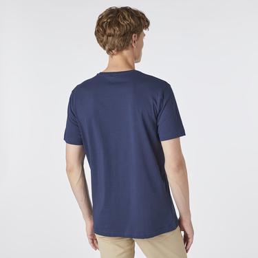  Nautica Erkek Lacivert Kısa Kollu Standart Fit T-Shirt