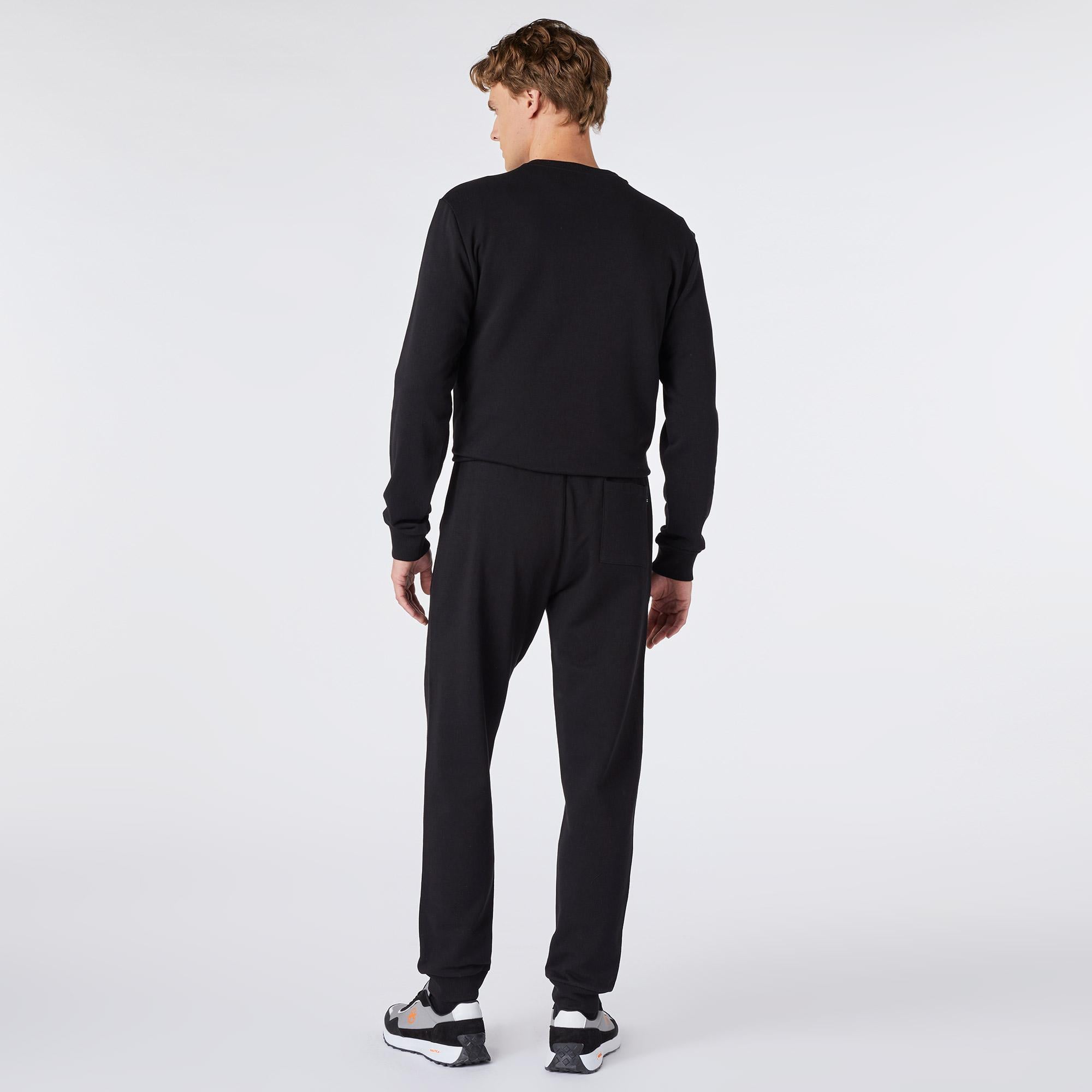 Nautica Erkek Siyah Standart Fit Eşofman Altı