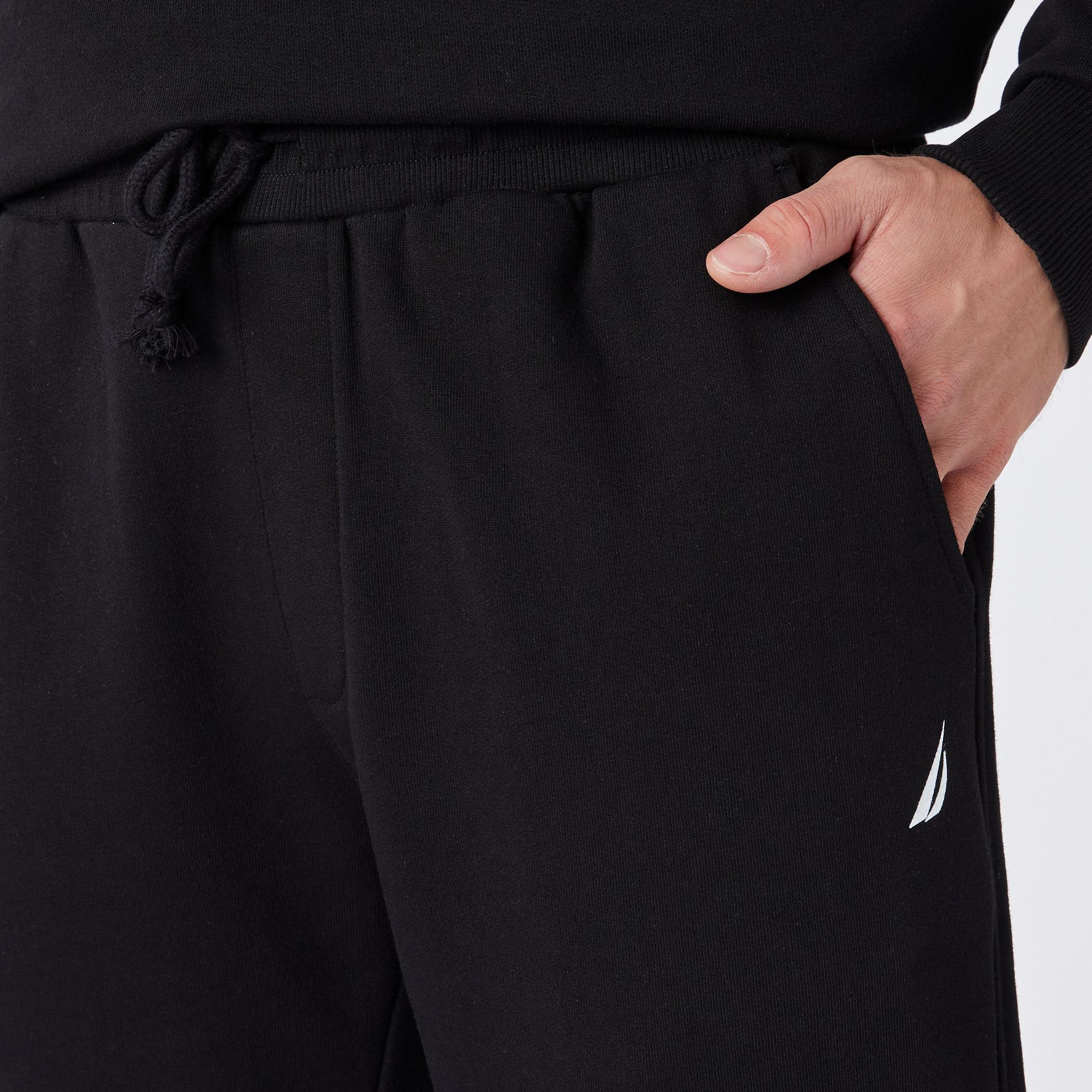 Nautica Erkek Siyah Standart Fit Eşofman Altı