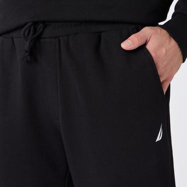  Nautica Erkek Siyah Standart Fit Eşofman Altı