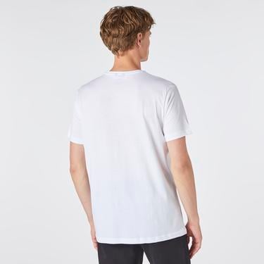  Nautica Erkek Beyaz Kısa Kollu Standart Fit T-Shirt