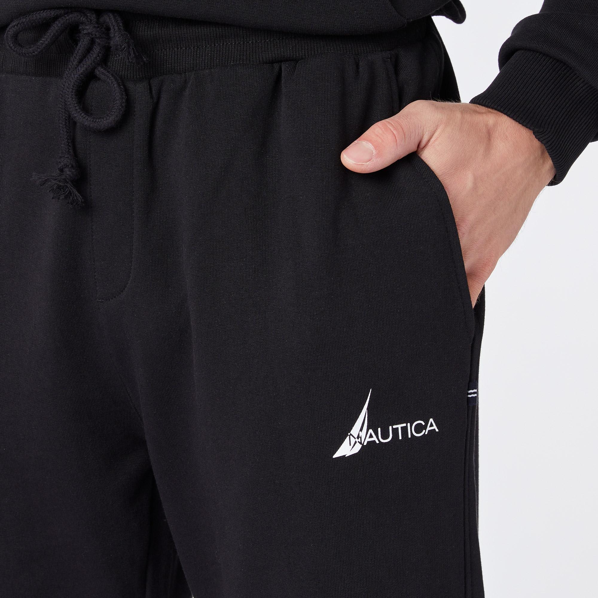 Nautica Erkek Siyah Standart Fit Eşofman Altı