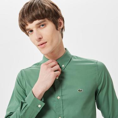  Lacoste Erkek Haki Gömlek