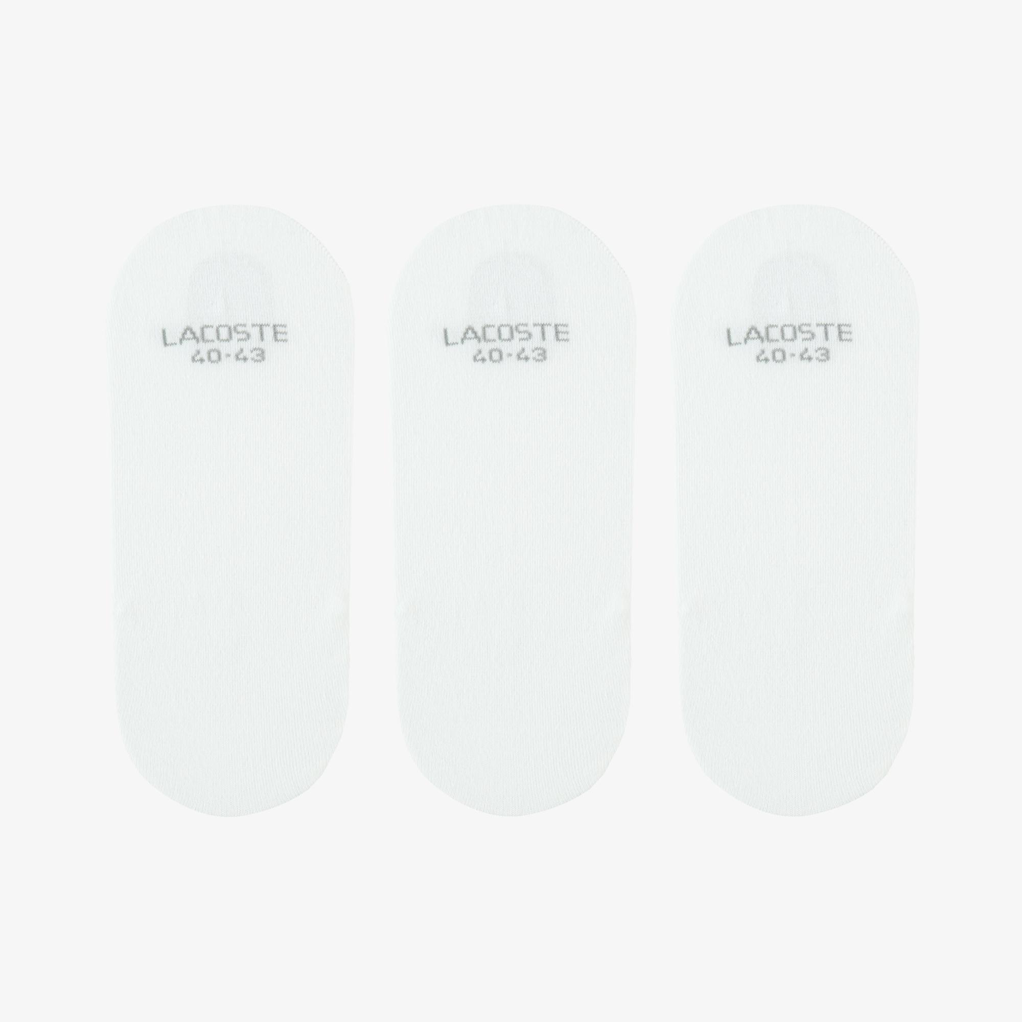 Unisex 3'lü Beyaz Çorap