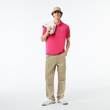  L.12.12 Erkek Classic Fit Pembe Polo