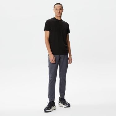  Erkek Slim Fit Renk Bloklu Lacivert Eşofman Altı