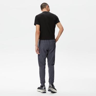  Erkek Slim Fit Renk Bloklu Lacivert Eşofman Altı