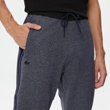  Erkek Slim Fit Renk Bloklu Lacivert Eşofman Altı