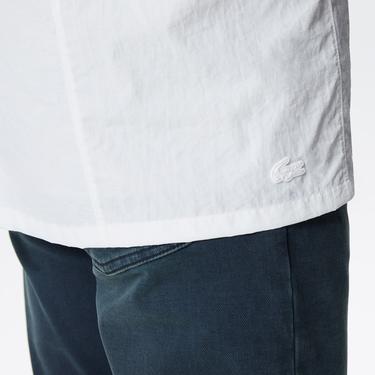  Erkek Relaxed Fit Baskılı Ekru Gömlek