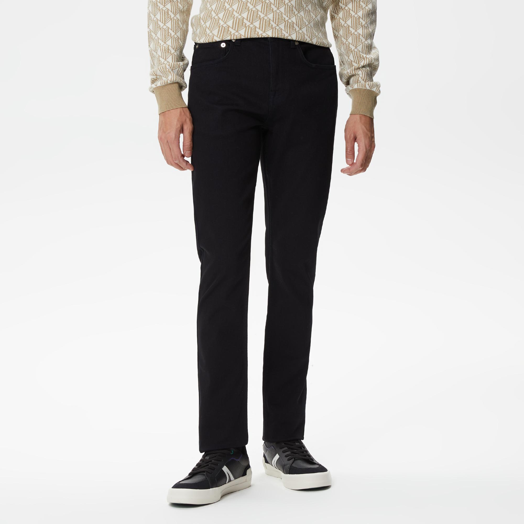 Erkek Slim Fit Denim Lacivert Pantolon