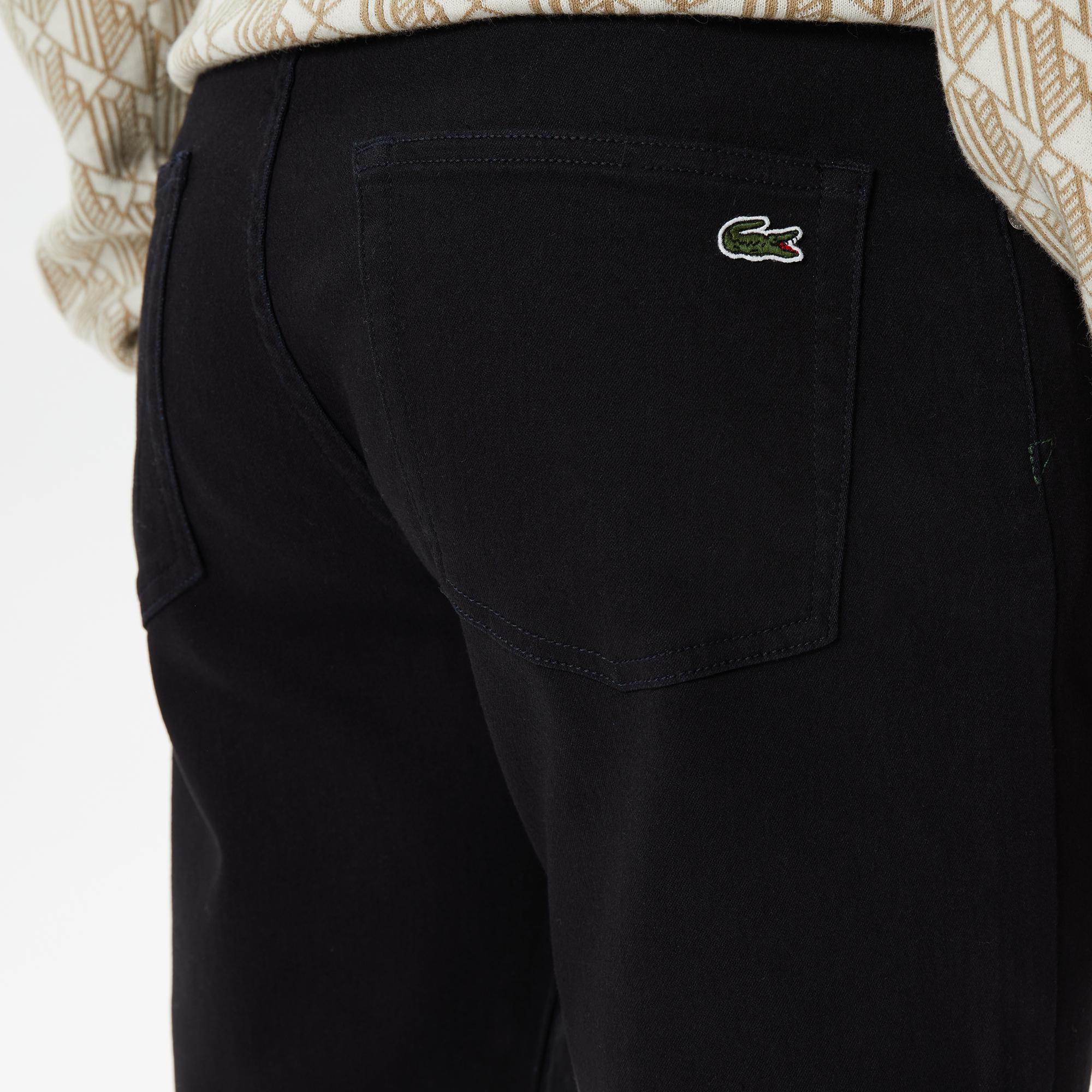 Erkek Slim Fit Denim Lacivert Pantolon