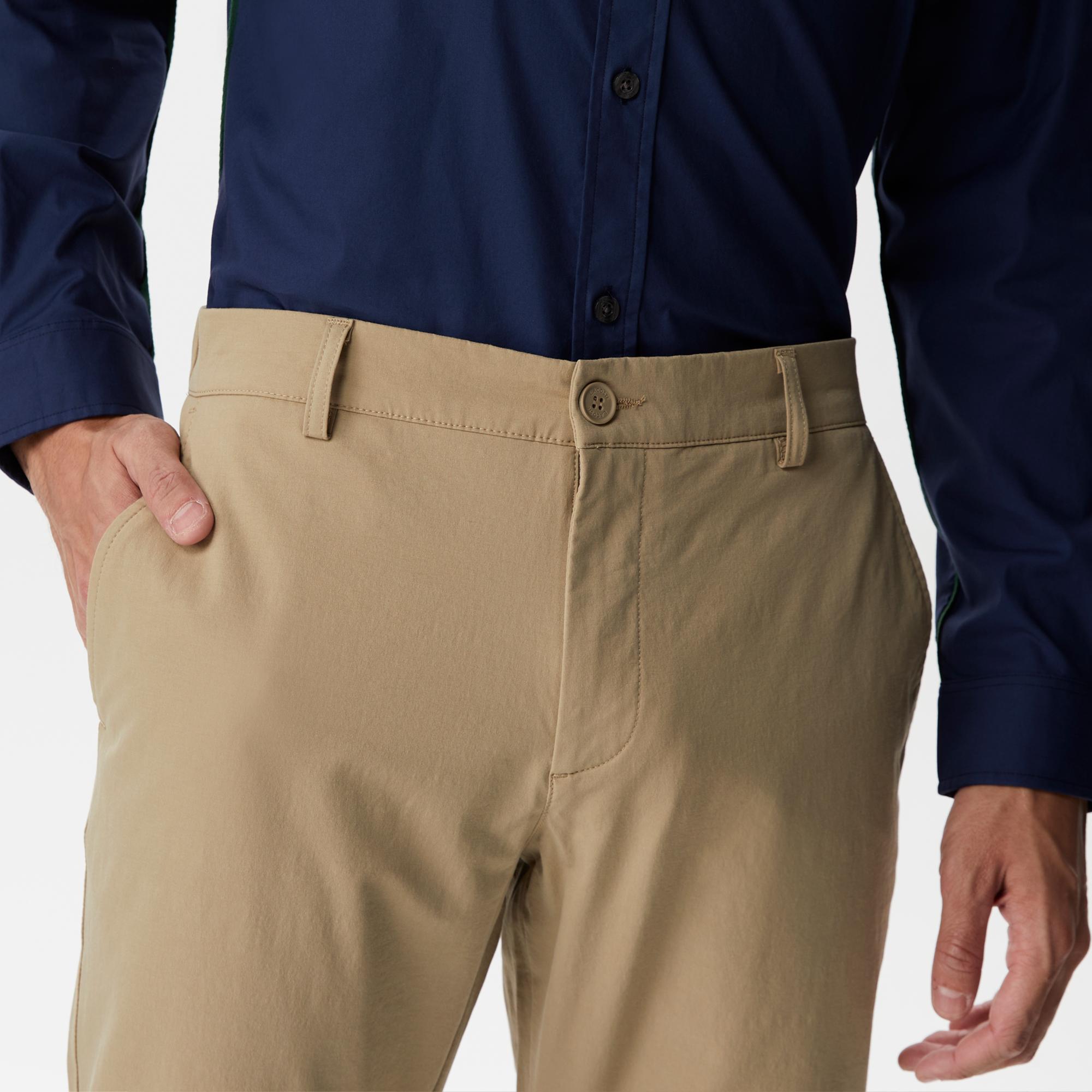 Erkek Slim Fit Bej Pantolon