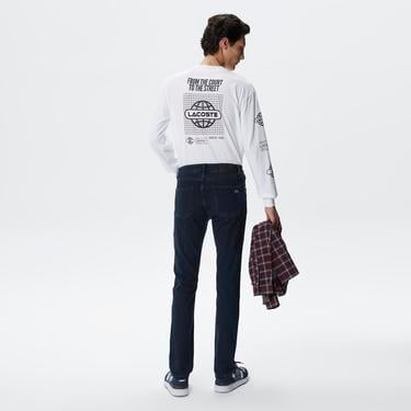  Erkek Slim Fit Lacivert Jean Pantolon
